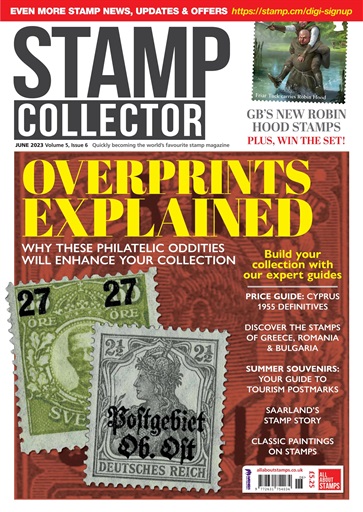 Stamp Collector Magazine June 2023 Back Issue