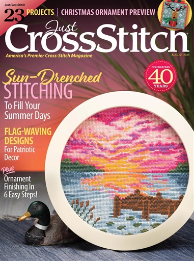 Just Cross Stitch Magazine June 2018 -   Cross stitch magazines,  Stitch magazine, Just cross stitch