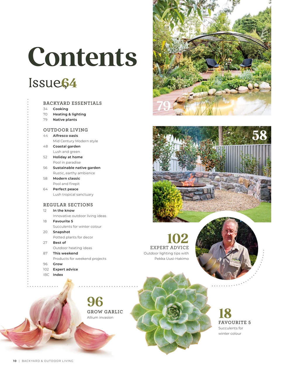 Backyard & Outdoor Living Magazine Subscriptions and 64 Issue