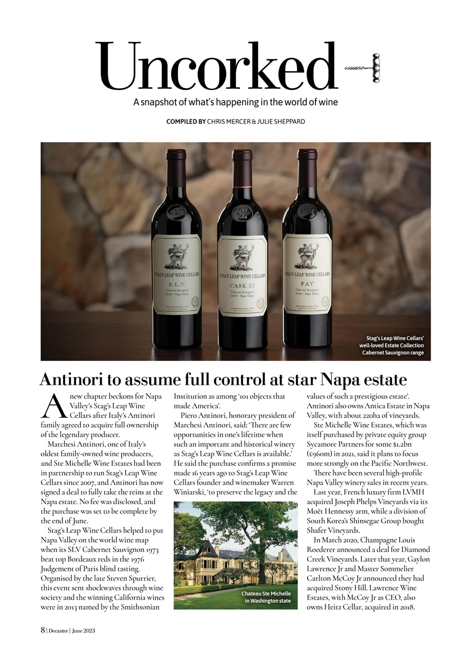 Decanter Magazine June 2023 Back Issue