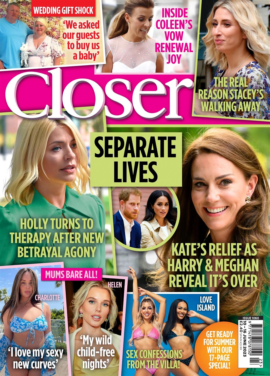 Closer Magazine - 1060 Back Issue