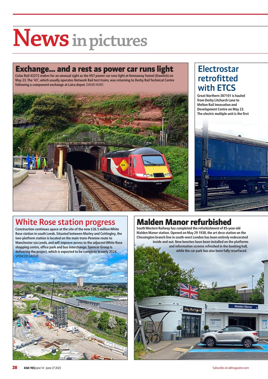 Rail Magazine - 985 Back Issue