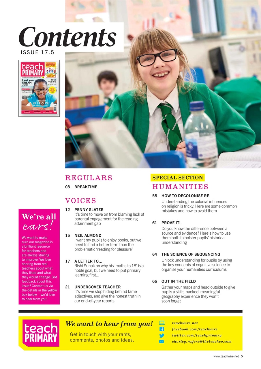 Teach Primary Magazine - V. 17 No.5 Back Issue