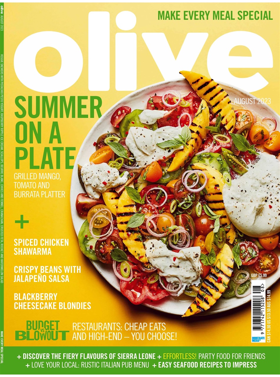 Olive Magazine August 2023 Back Issue