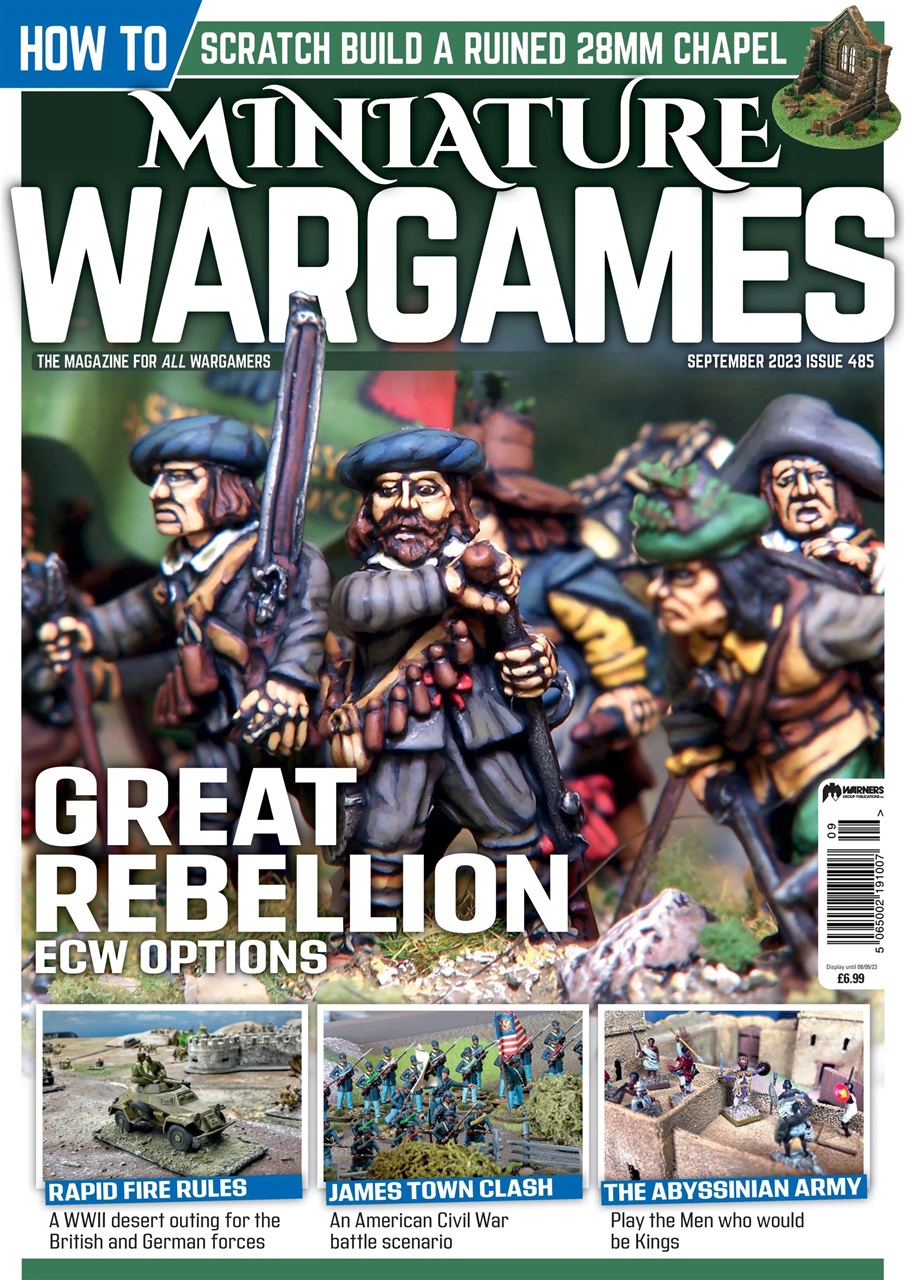 Miniature Wargames Magazine September 2023 [485] Back Issue