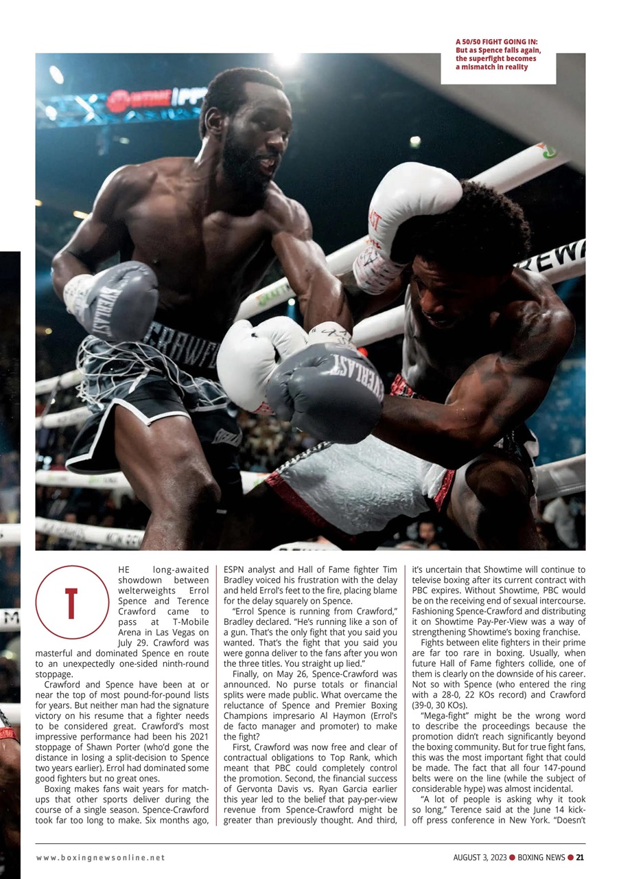 Boxing News Magazine 3Aug 2023 Edición anterior