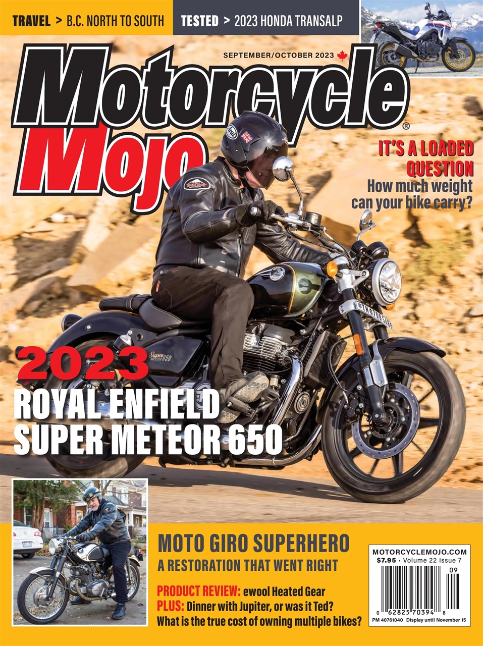 Motorcycle Mojo Magazine - Sep/Oct 2023 Edición anterior