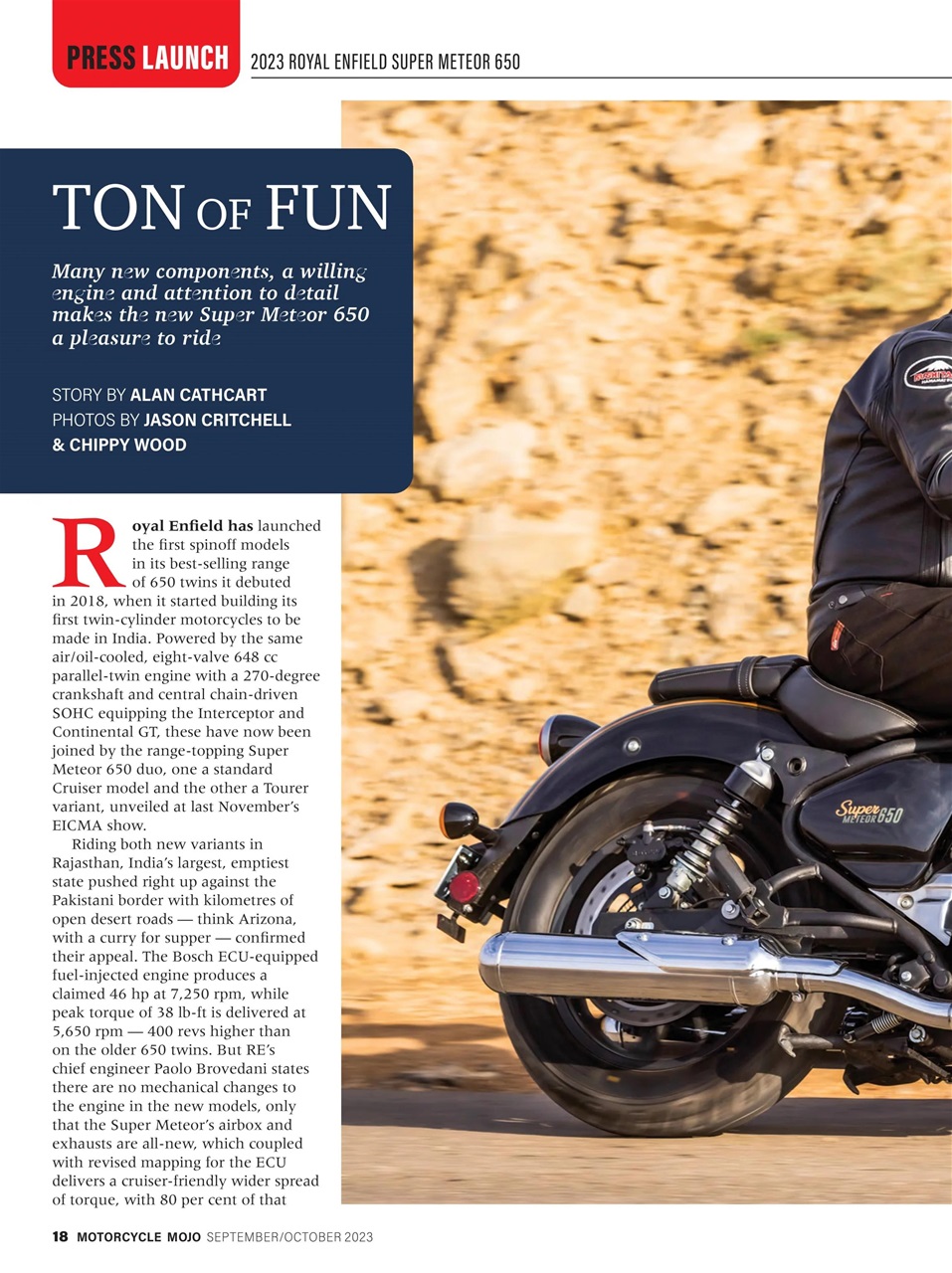 Motorcycle Mojo Magazine - Sep/Oct 2023 Edición anterior