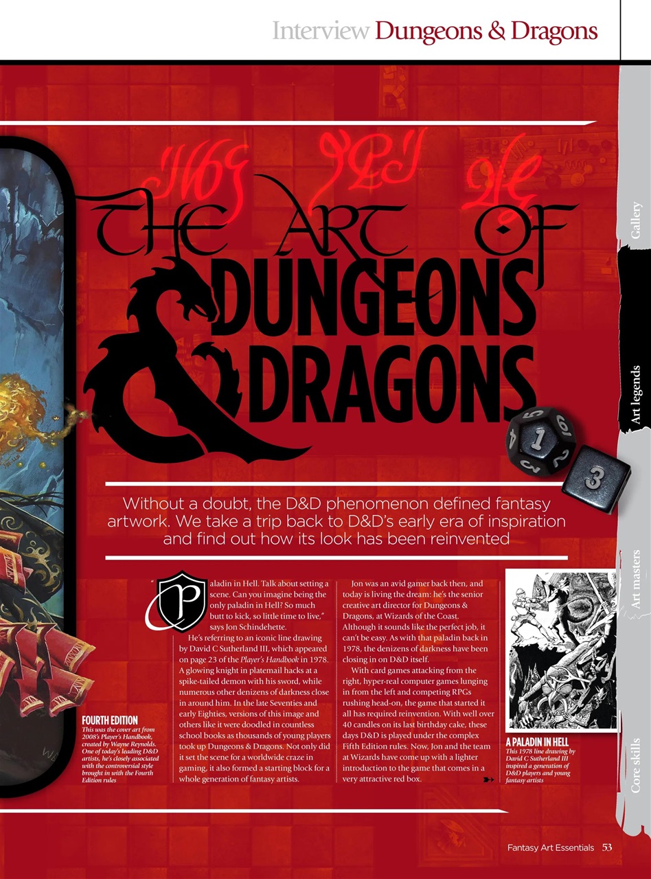 Creative Bookazine Fantasy Art Essentials Fourteenth Edition Back Issue