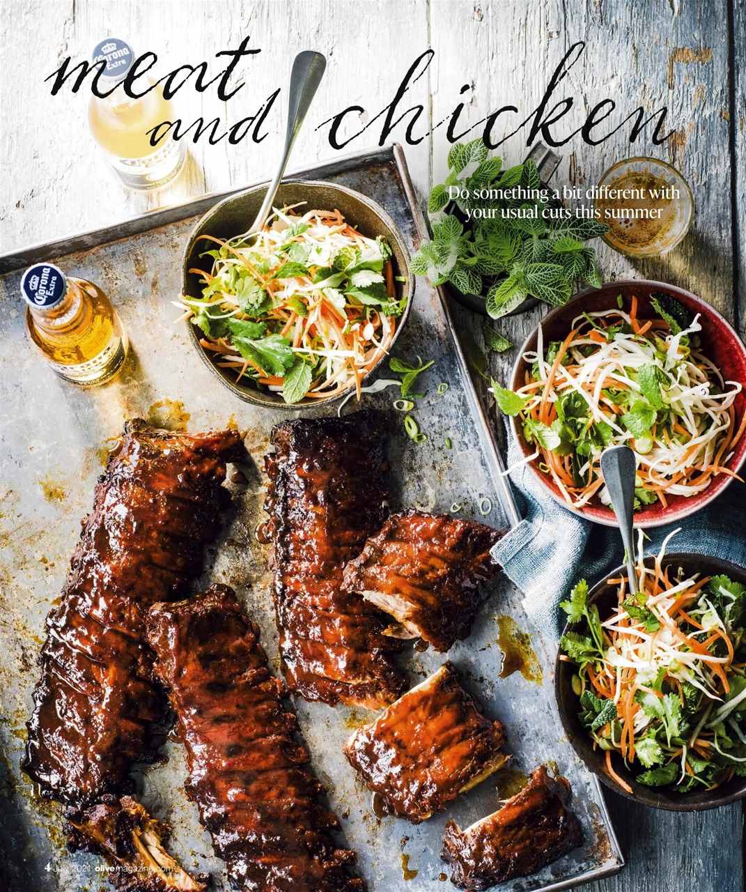 Olive Magazine olive's Top 20 BBQ Recipes Special Issue