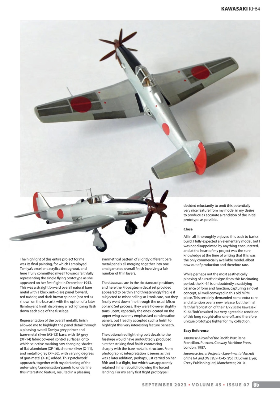 Scale Aircraft Modelling Magazine - September 2023 Back Issue