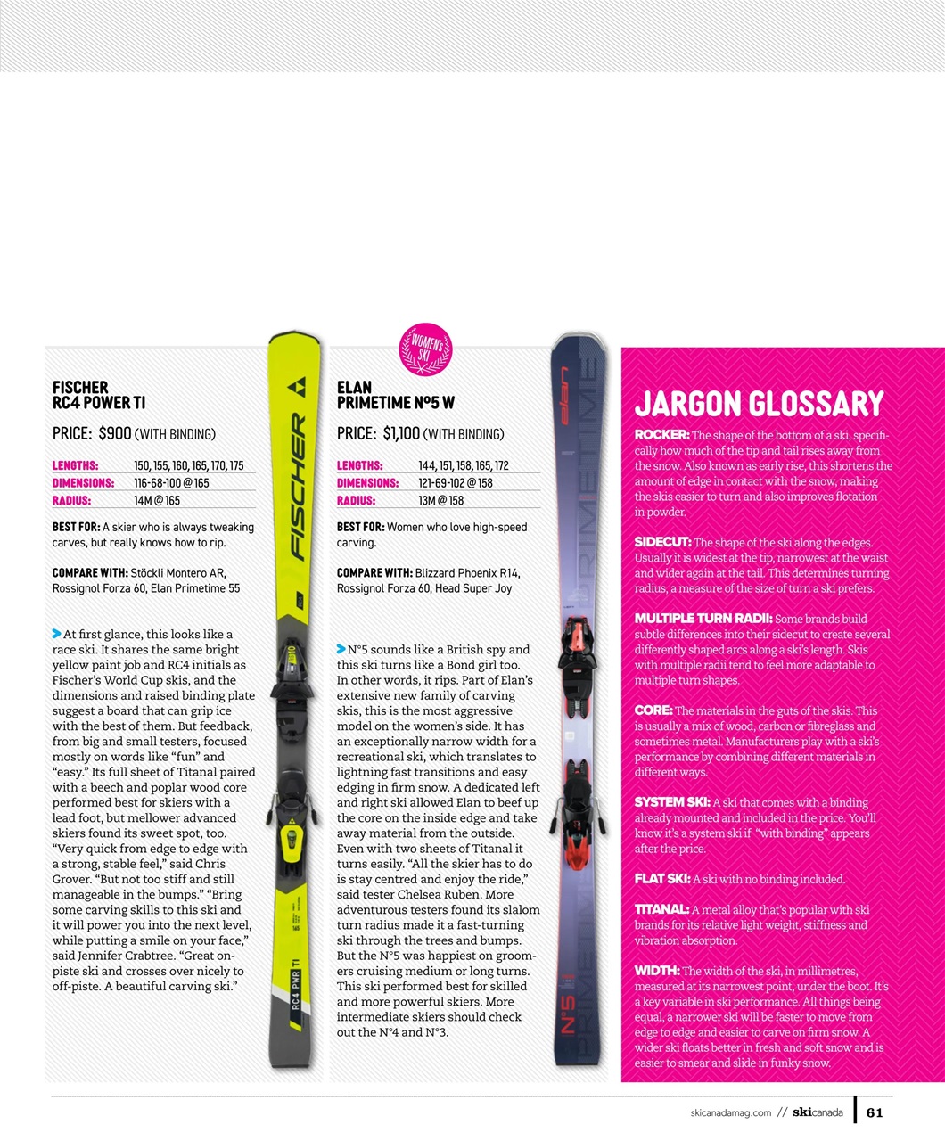 Ski Canada Magazine Buyer's Guide 2024 Back Issue