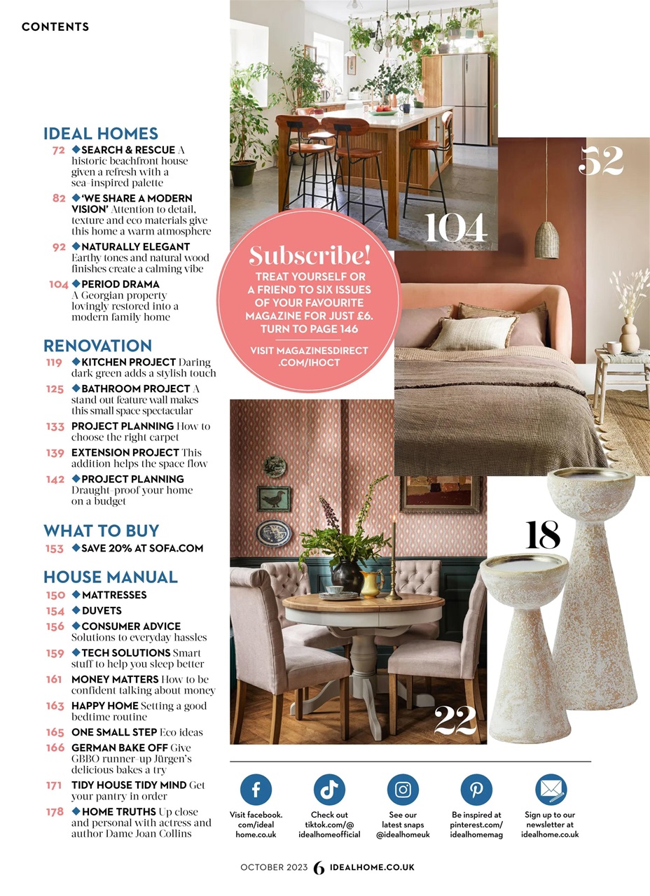 Ideal Home Magazine - October 2023 Back Issue