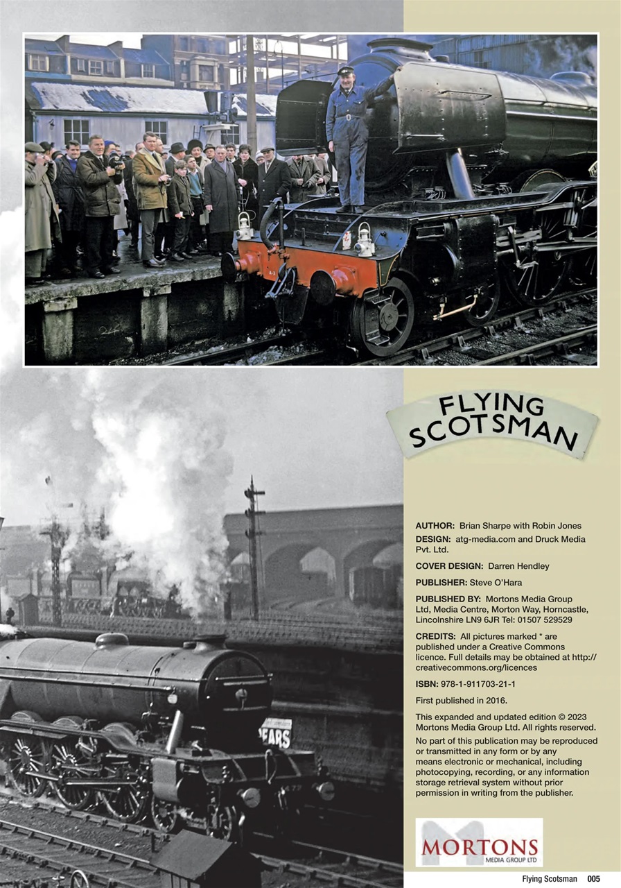 Mortons Books - Flying Scotsman 100th Anniversary Edición Anterior