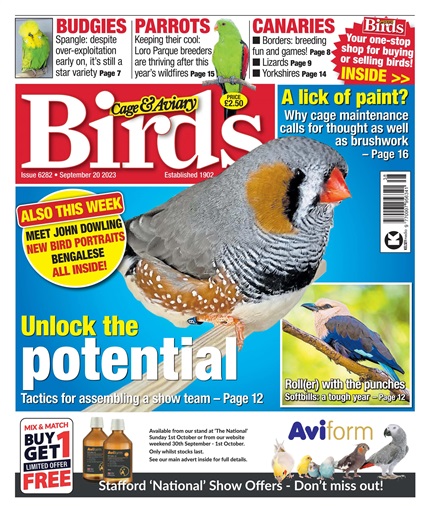 Cage & Aviary Birds Magazine - 20-Sep-23 Back Issue
