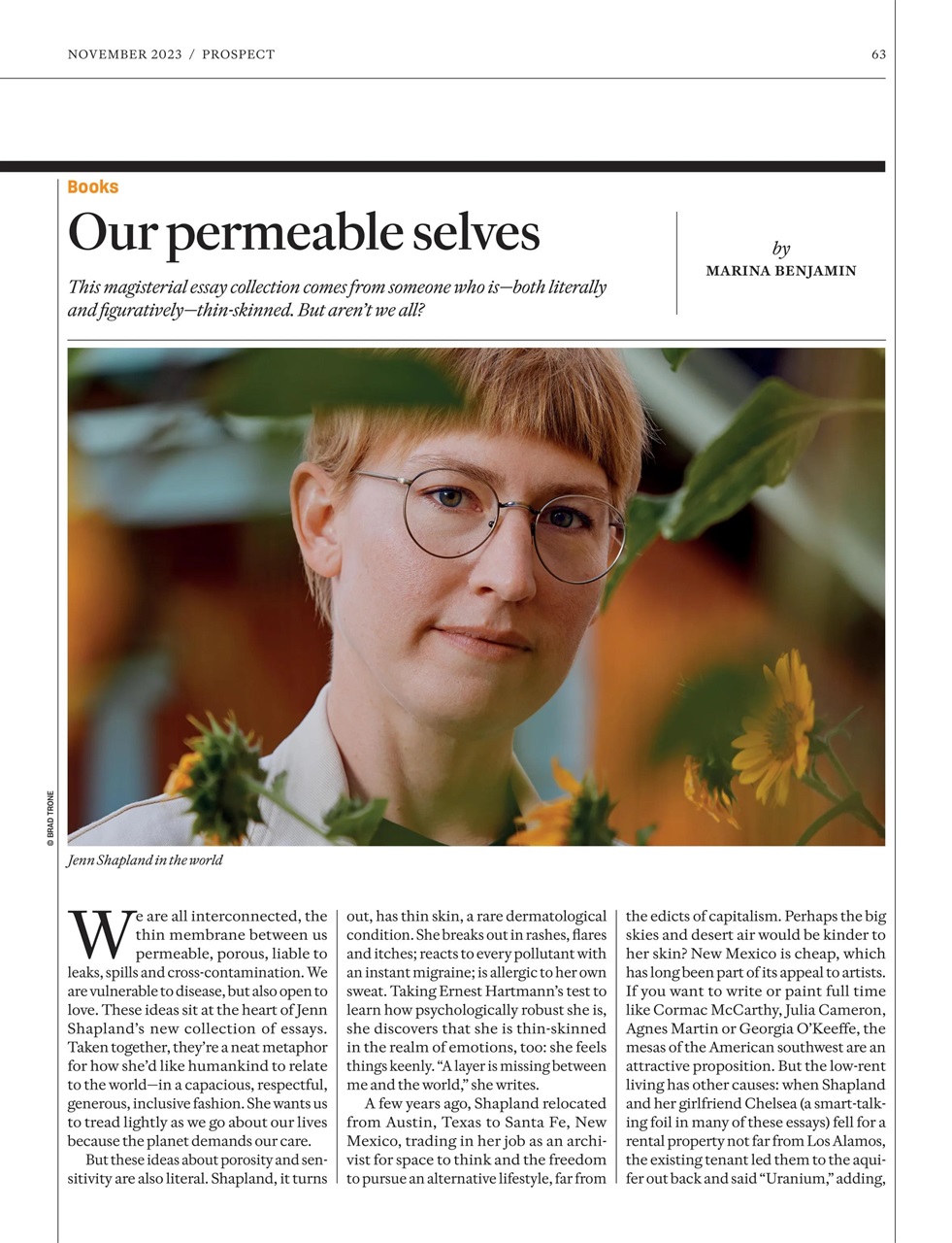 Prospect Magazine November 2023 Back Issue