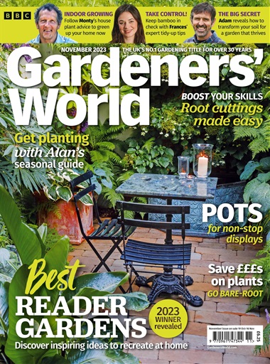 BBC Gardeners World Magazine Novemebr Subscriptions Pocketmags