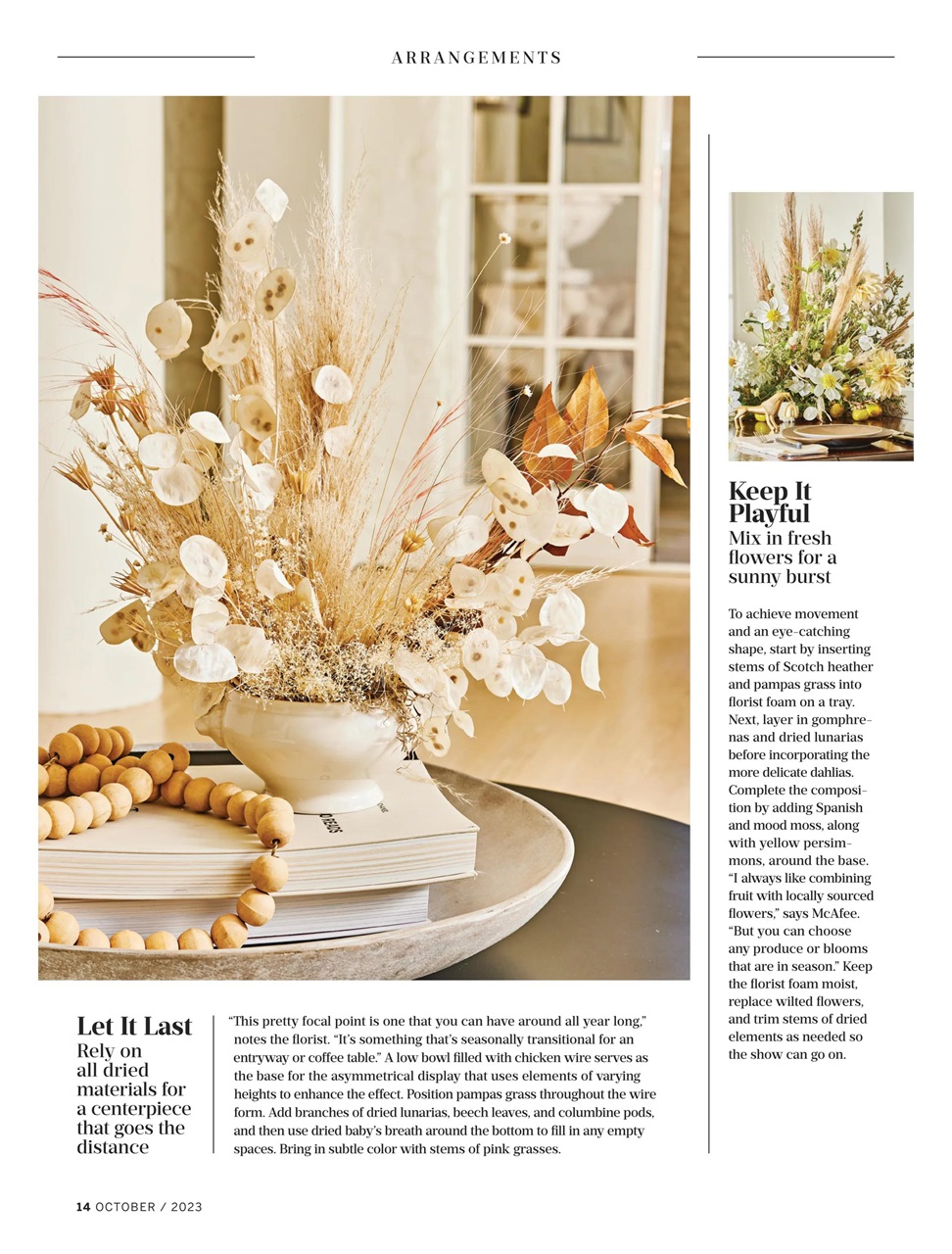 Southern Living Magazine October 2023 Back Issue