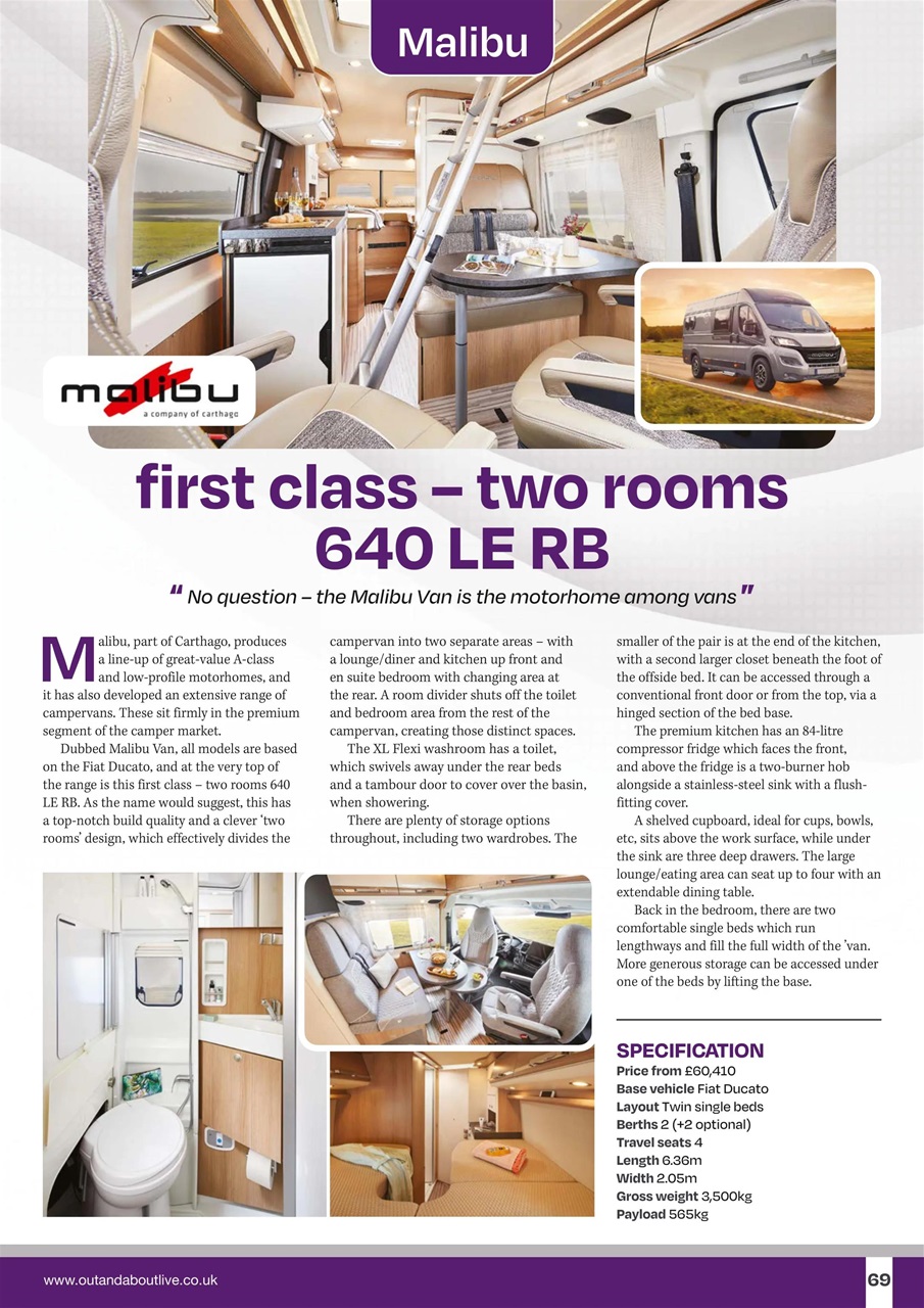  Campervan Magazine - The Essential Guide to 2024 Motorhomes and Motiv 