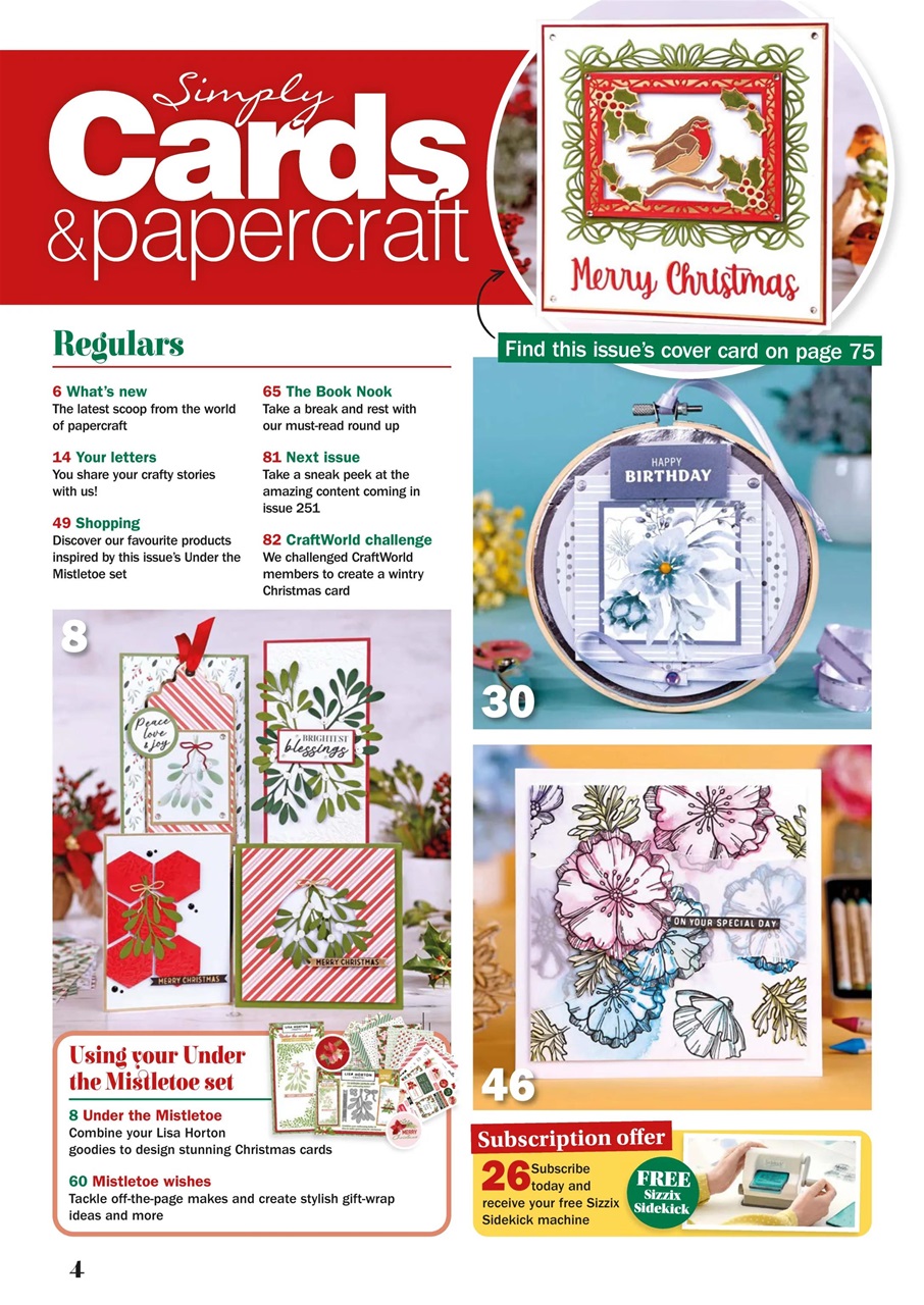 Simply Cards & Papercraft Magazine Issue 250 Back Issue
