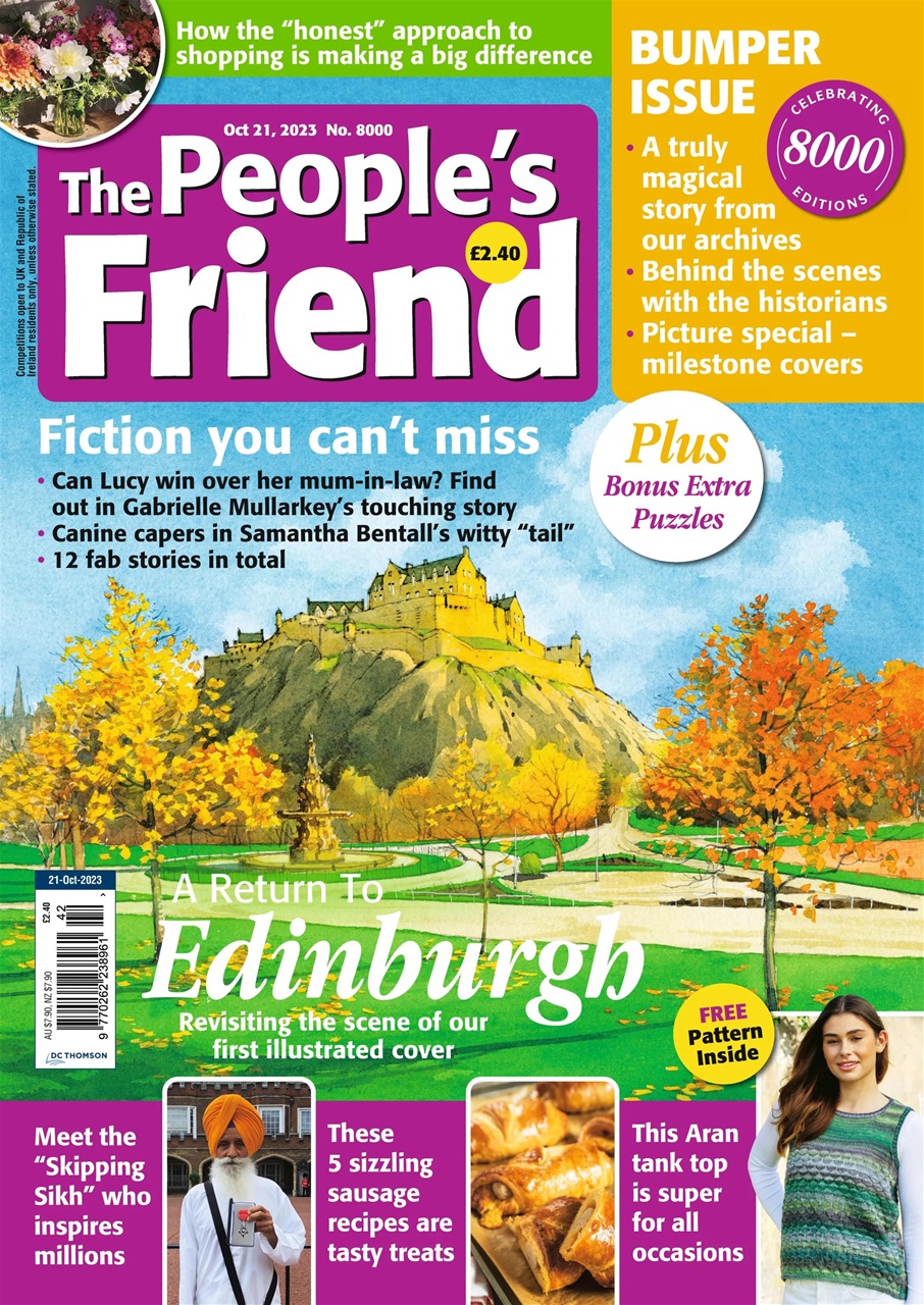 The Peoples Friend Magazine 21102023 Back Issue 7688