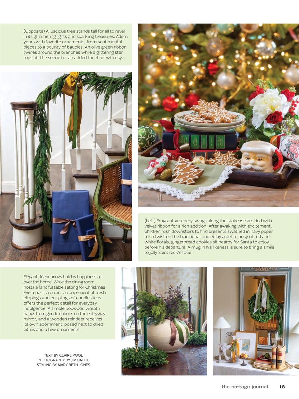 The Cottage Journal Magazine Christmas 2023 Back Issue