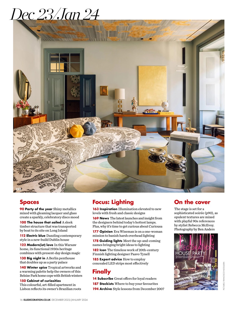 Elle Decoration Magazine - Dec/Jan-24 Subscriptions | Pocketmags