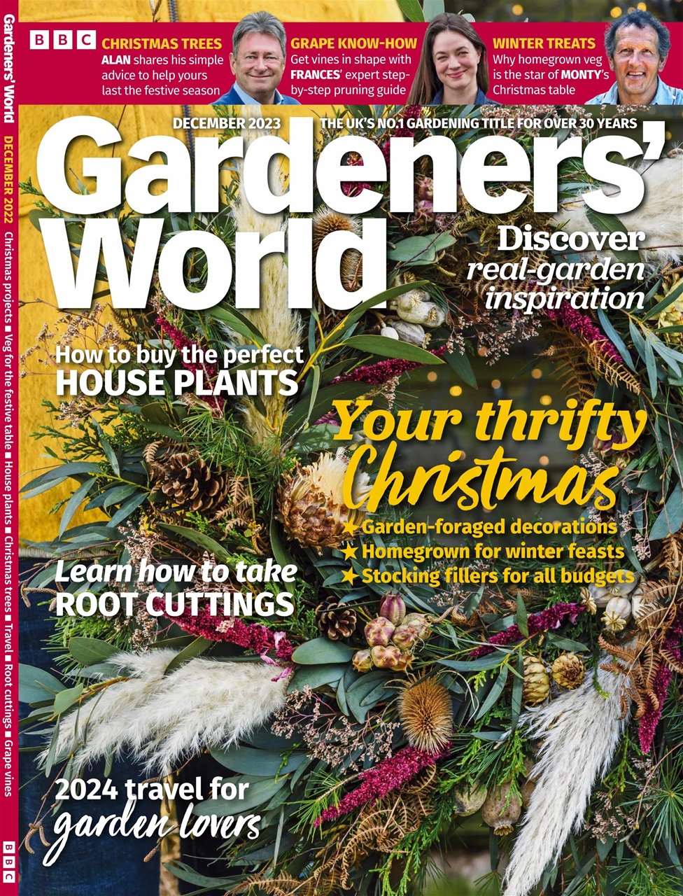 Bbc Gardeners World Magazine December Back Issue