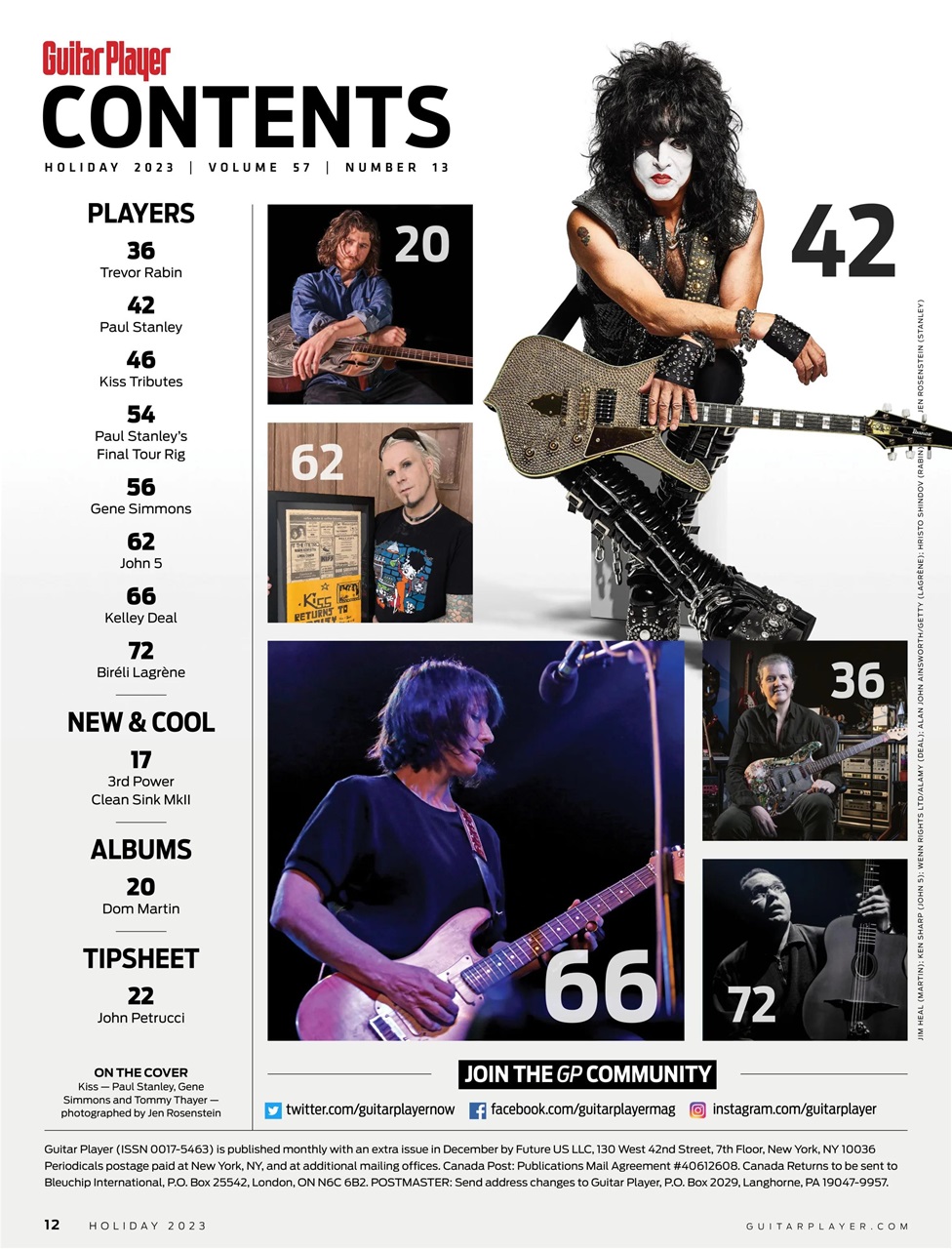 Guitar Player Magazine - Christmas 2023 Back Issue