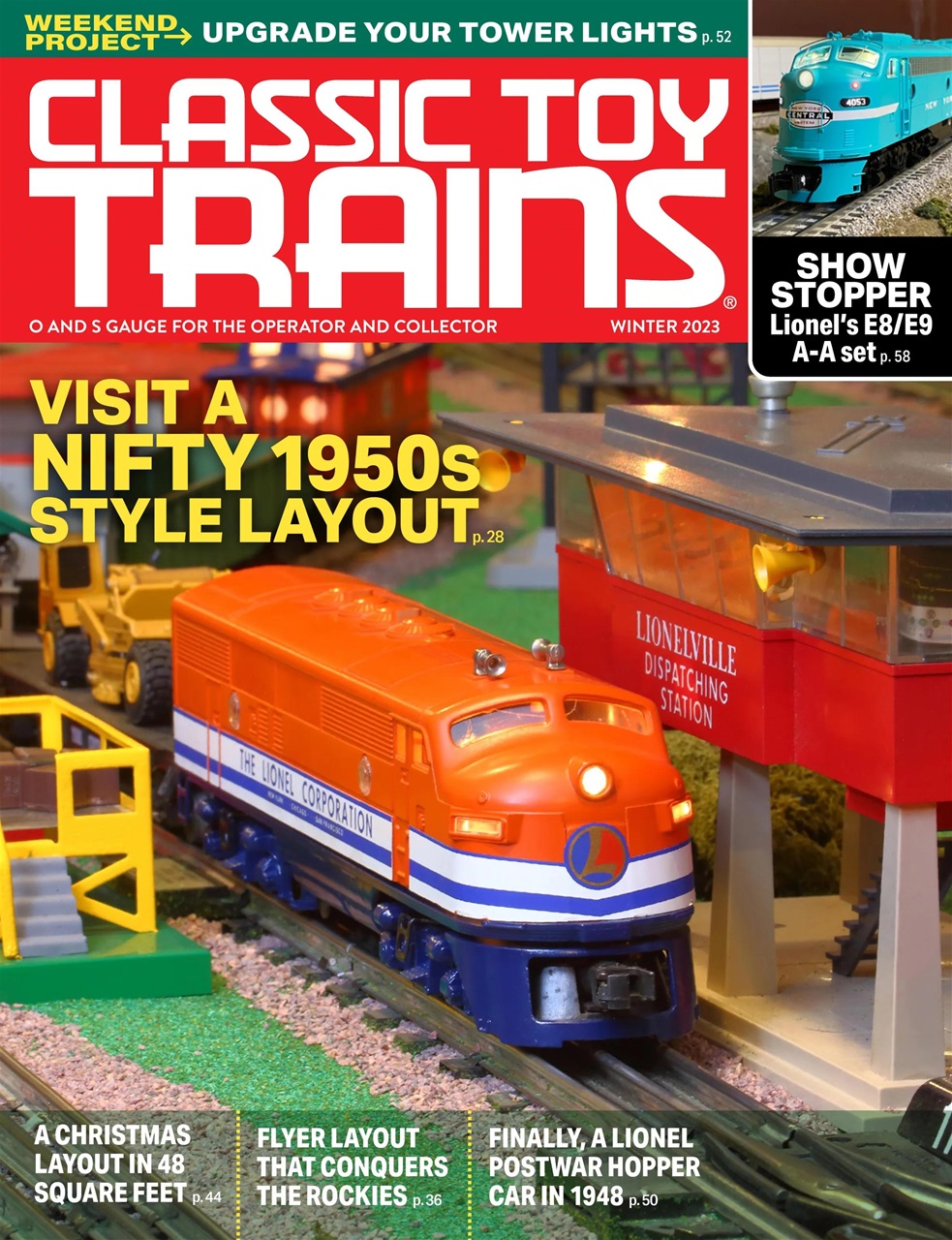 Classic Toy Trains Magazine JanFeb 2024 Back Issue