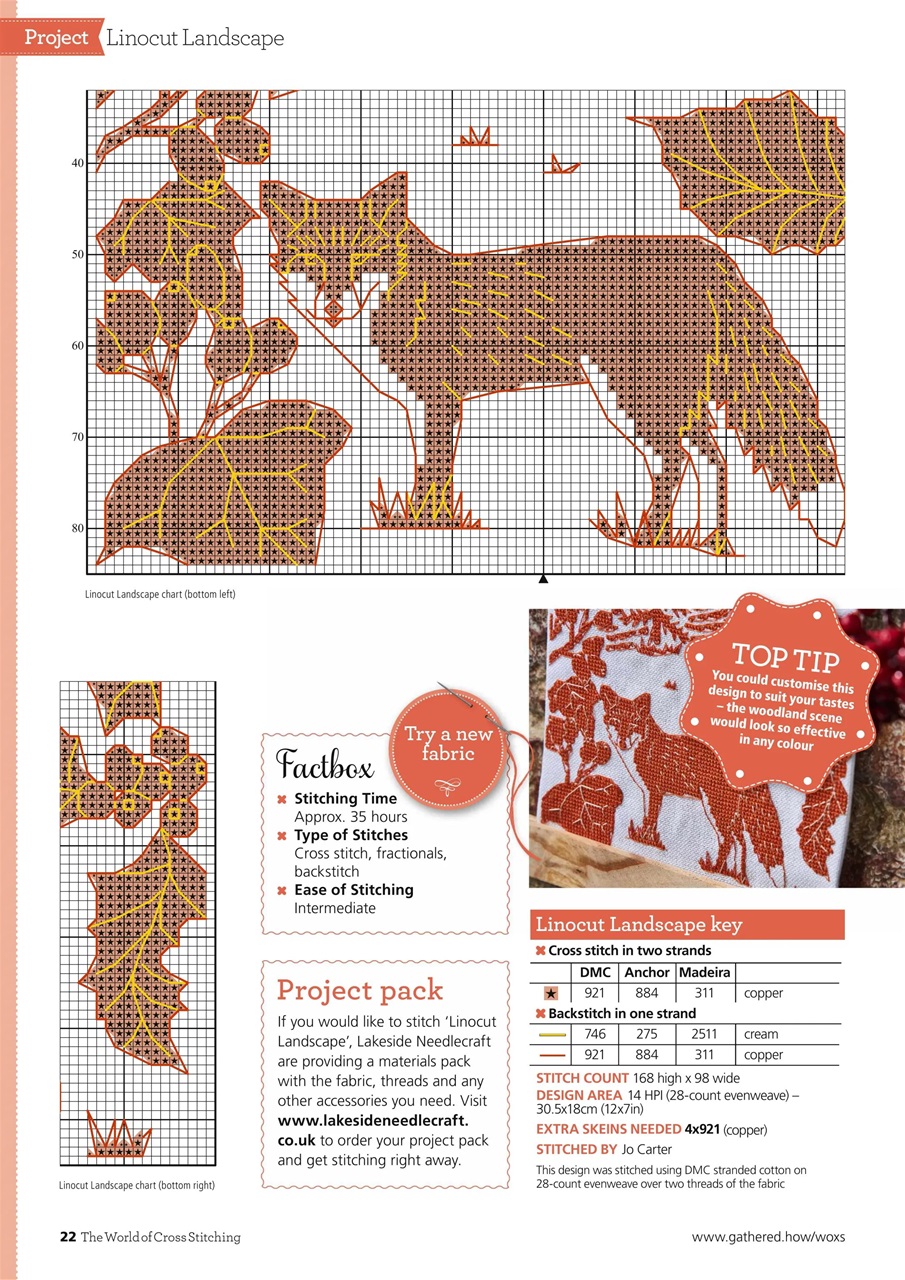 The World of Cross Stitching Magazine January 2024 Back Issue