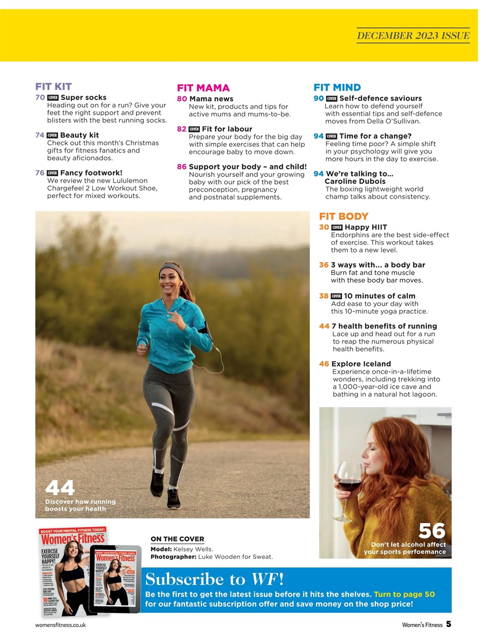 Women’s Fitness Magazine Dec23 Subscriptions Pocketmags