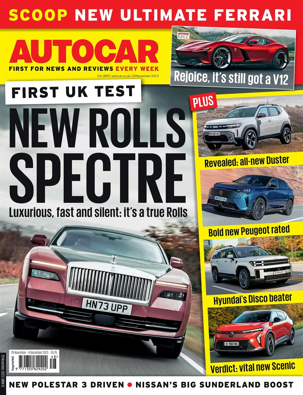 Autocar Magazine 29Nov2023 Back Issue