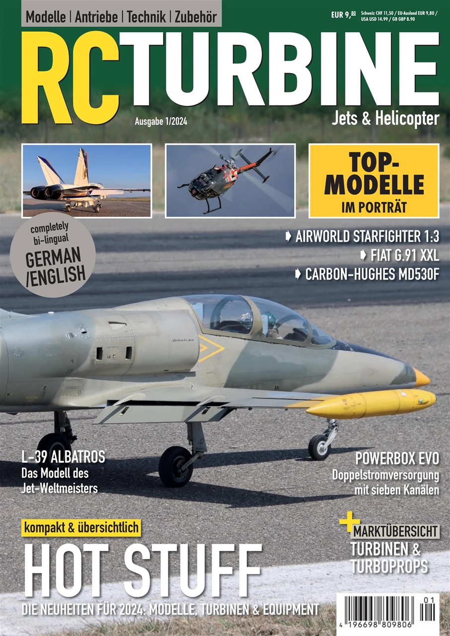 RC Turbine Jets & Helicopter Magazine Subscriptions and 12024 Issue