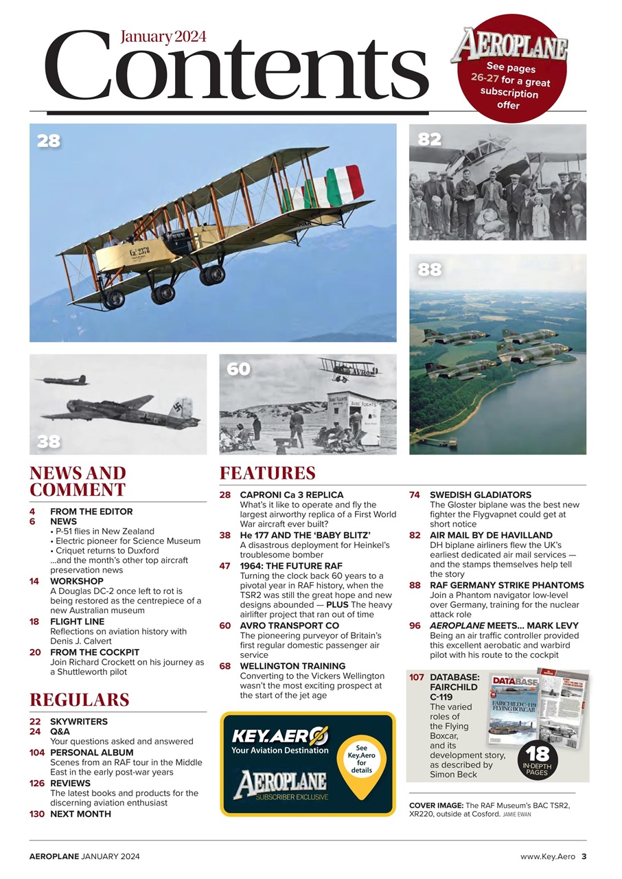 Aeroplane Magazine January 2024 Subscriptions Pocketmags   0002 