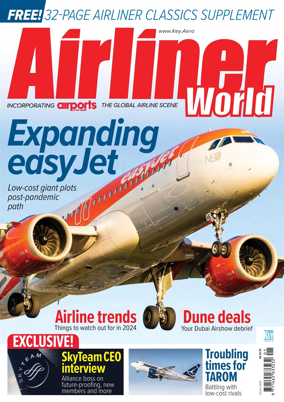 Airliner World Magazine - January 2024 Subscriptions | Pocketmags