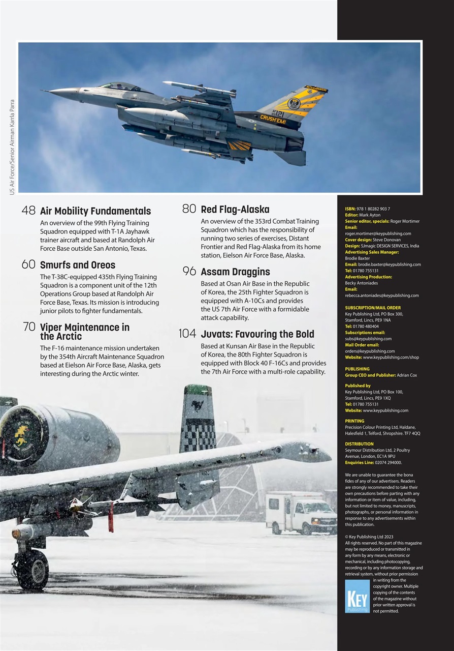 AirForces Monthly Magazine - USAF Air Power Yearbook 2024 Special Issue