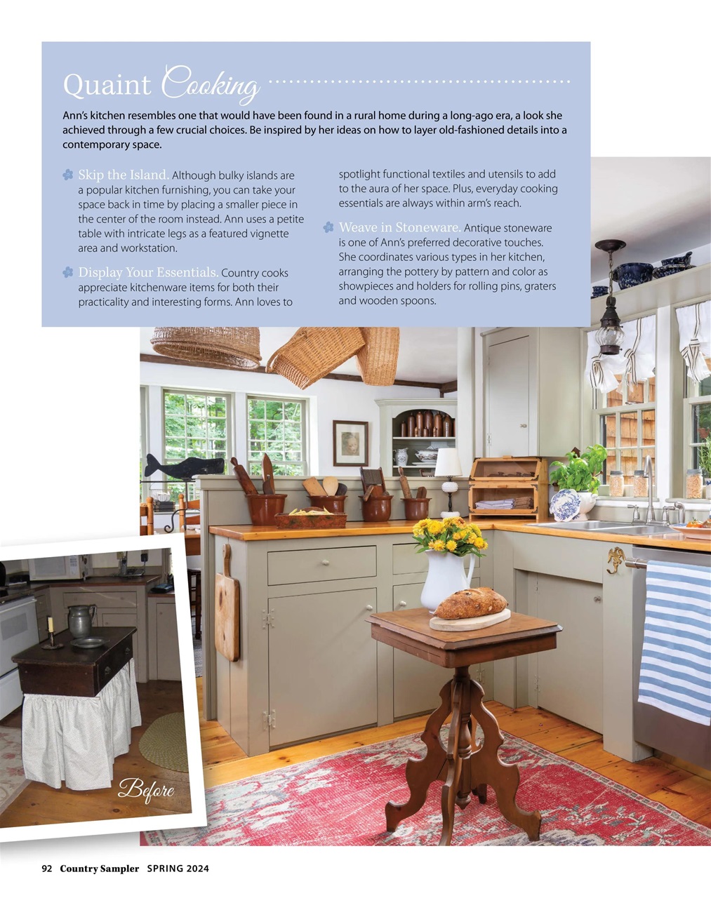 Country Sampler Magazine - Spring 2024 Subscriptions | Pocketmags