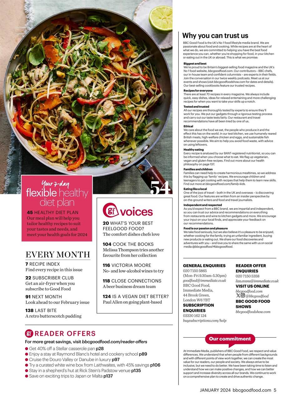 BBC Good Food Magazine - January 2024 Subscriptions | Pocketmags