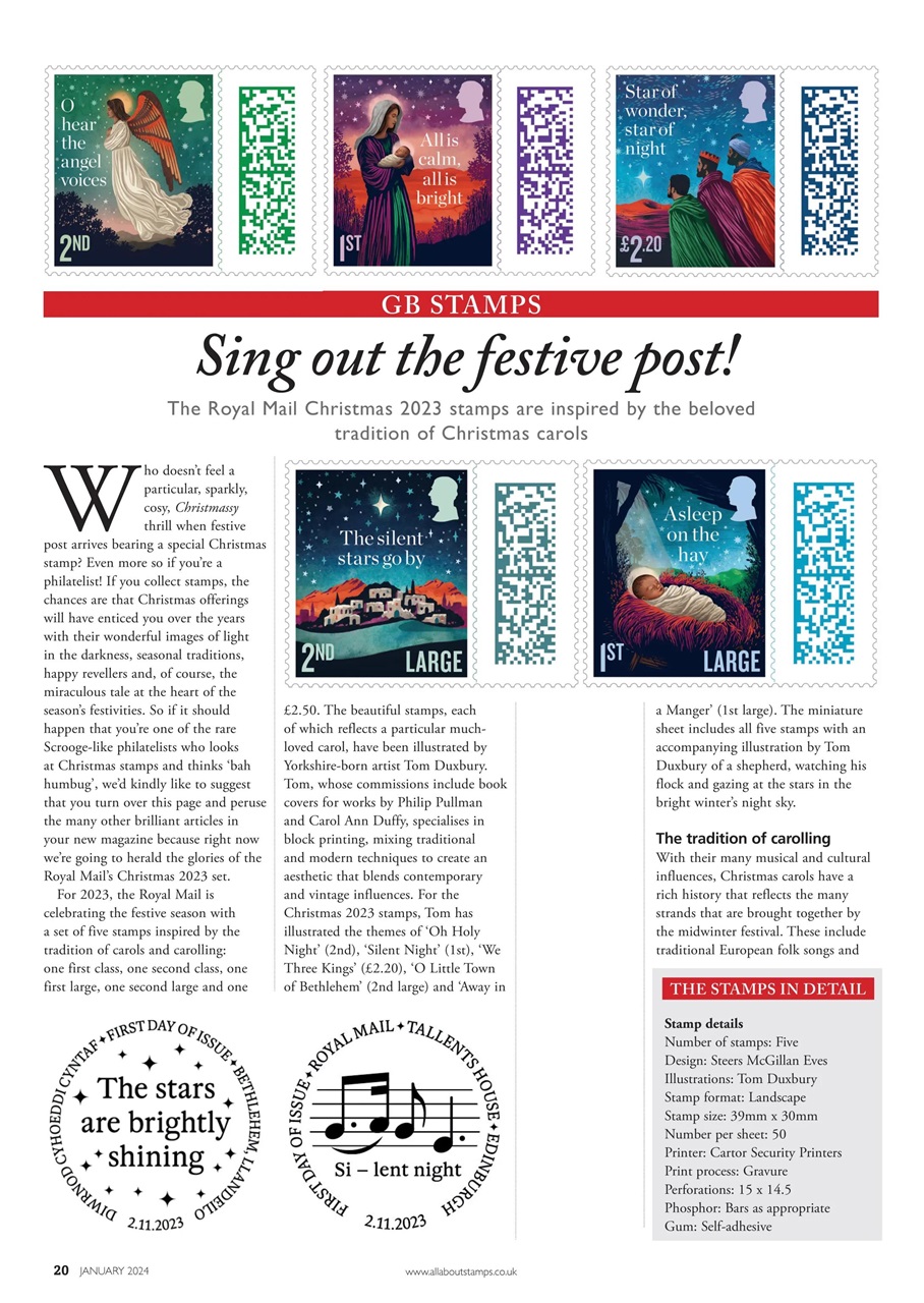Stamp Collector Magazine January 2024 Subscriptions Pocketmags