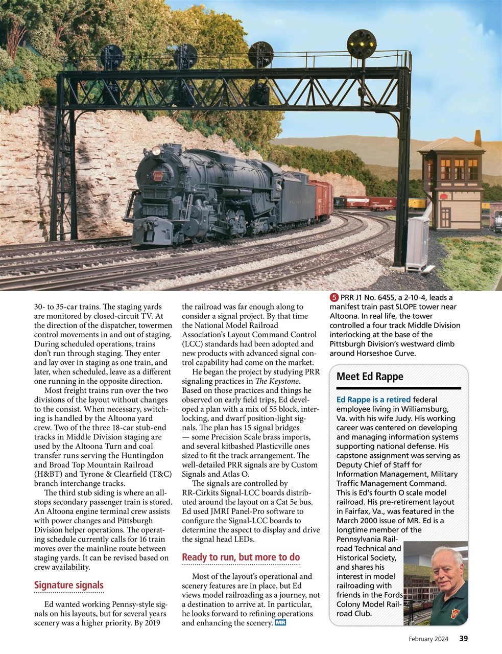 Model Railroader Magazine February 2024 Subscriptions Pocketmags