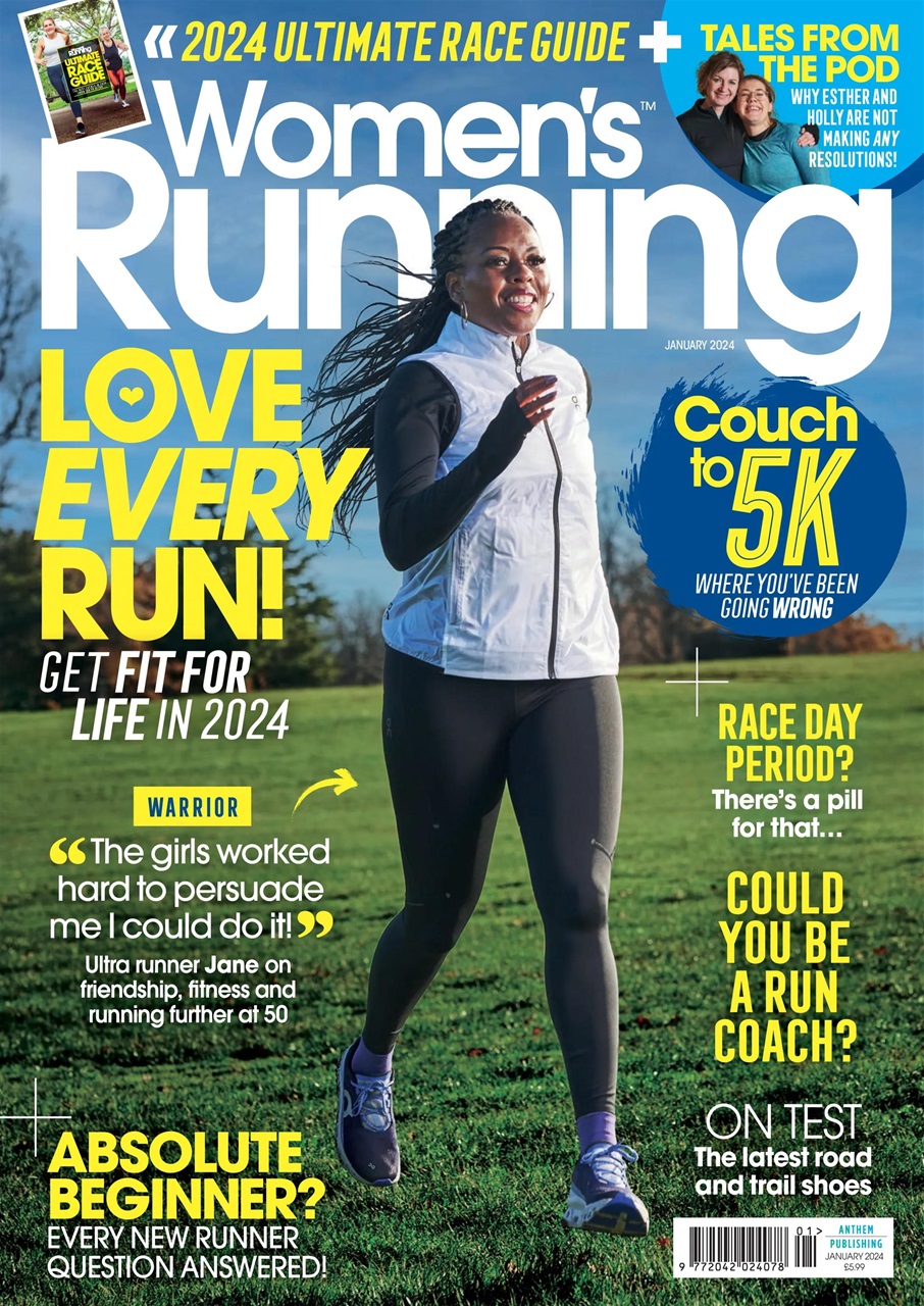 Women’s Running Magazine Jan 2024 Subscriptions Pocketmags