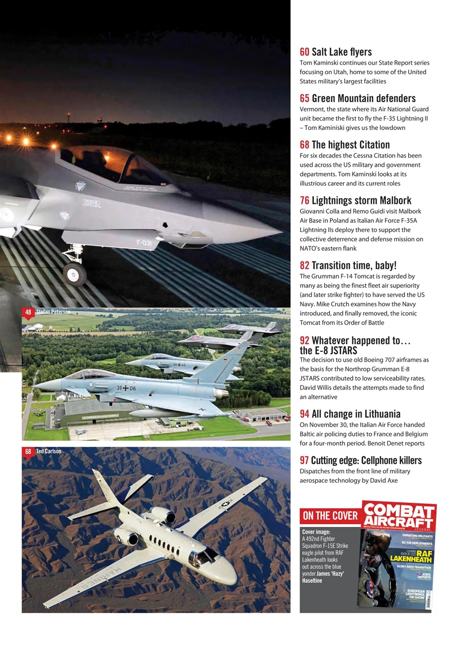 Combat Aircraft Journal Magazine February 2024 Subscriptions Pocketmags