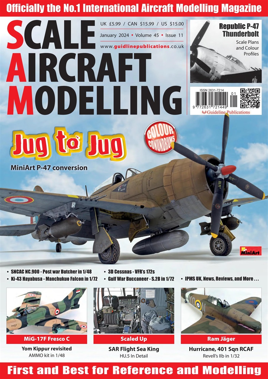Scale Aircraft Modelling Magazine January 2024 Subscriptions Pocketmags
