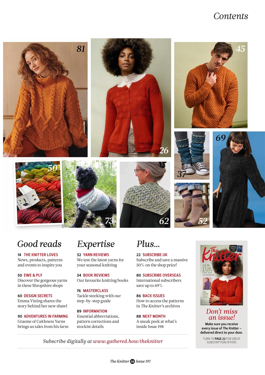 The Knitter Magazine Issue 197 Subscriptions Pocketmags