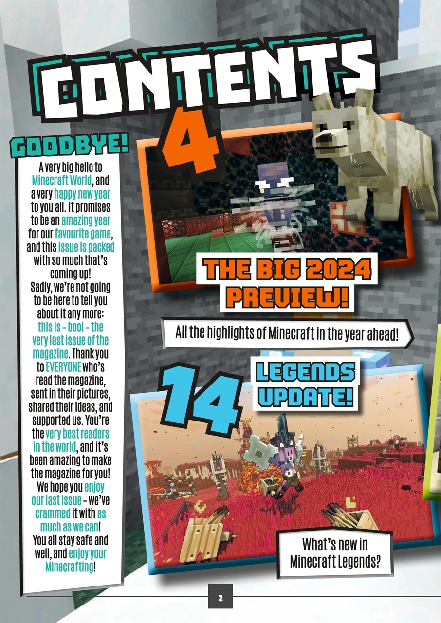 Minecraft World Magazine Subscriptions and Issue 113 Issue