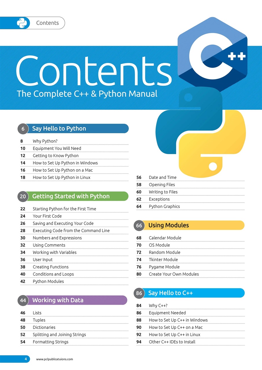 Python & C++ The Complete Manual Magazine Subscriptions and Winter 2023 ...