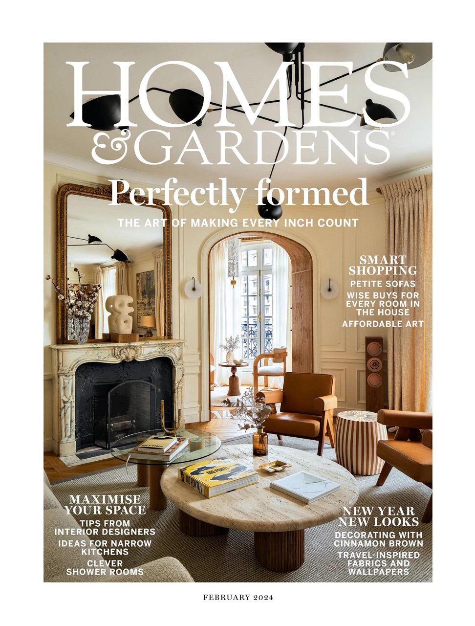 Homes Gardens Magazine February 2024 Subscriptions Pocketmags   0000 