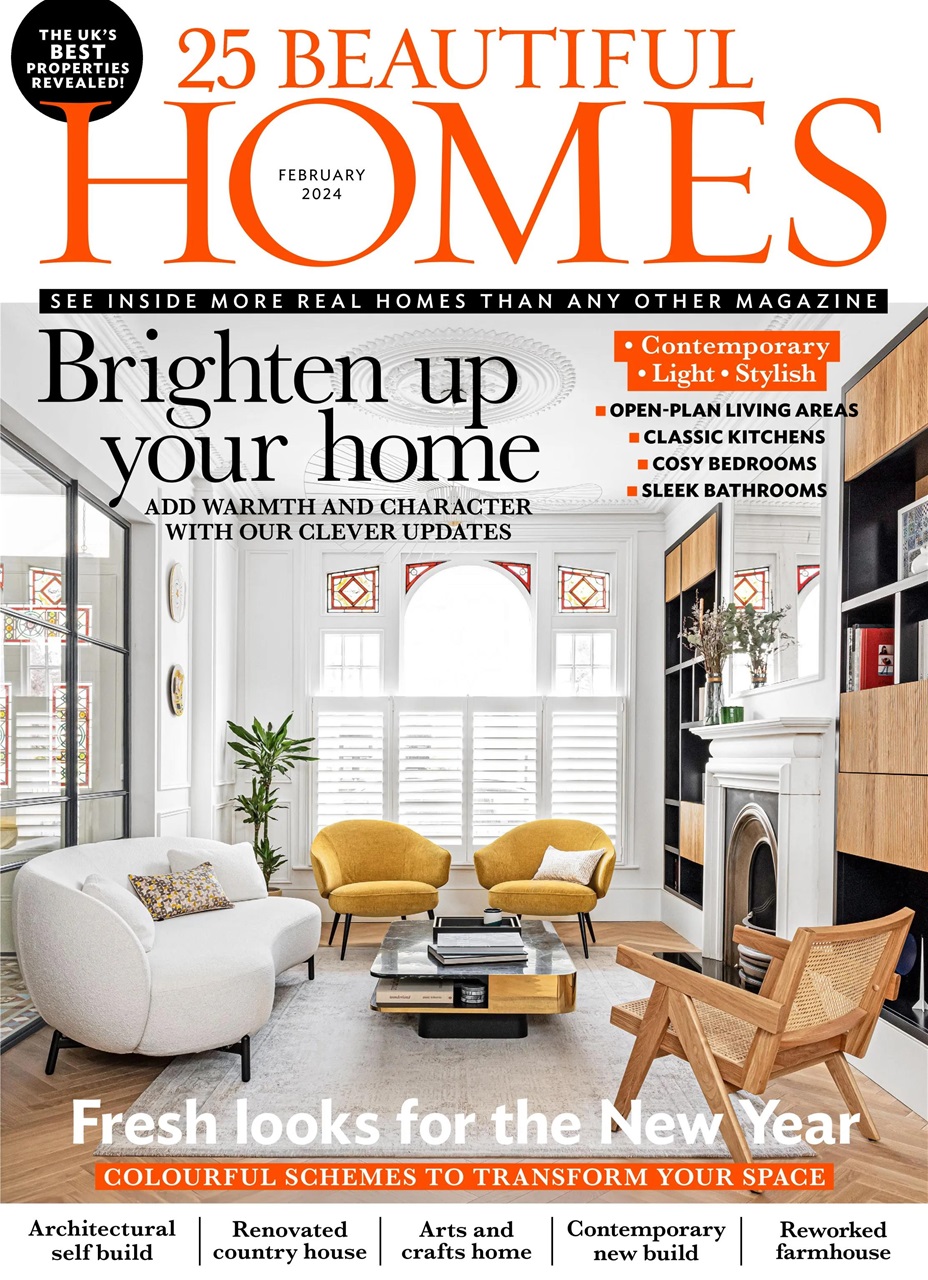 25 Beautiful Homes Magazine February 2024 Subscriptions Pocketmags   0000 