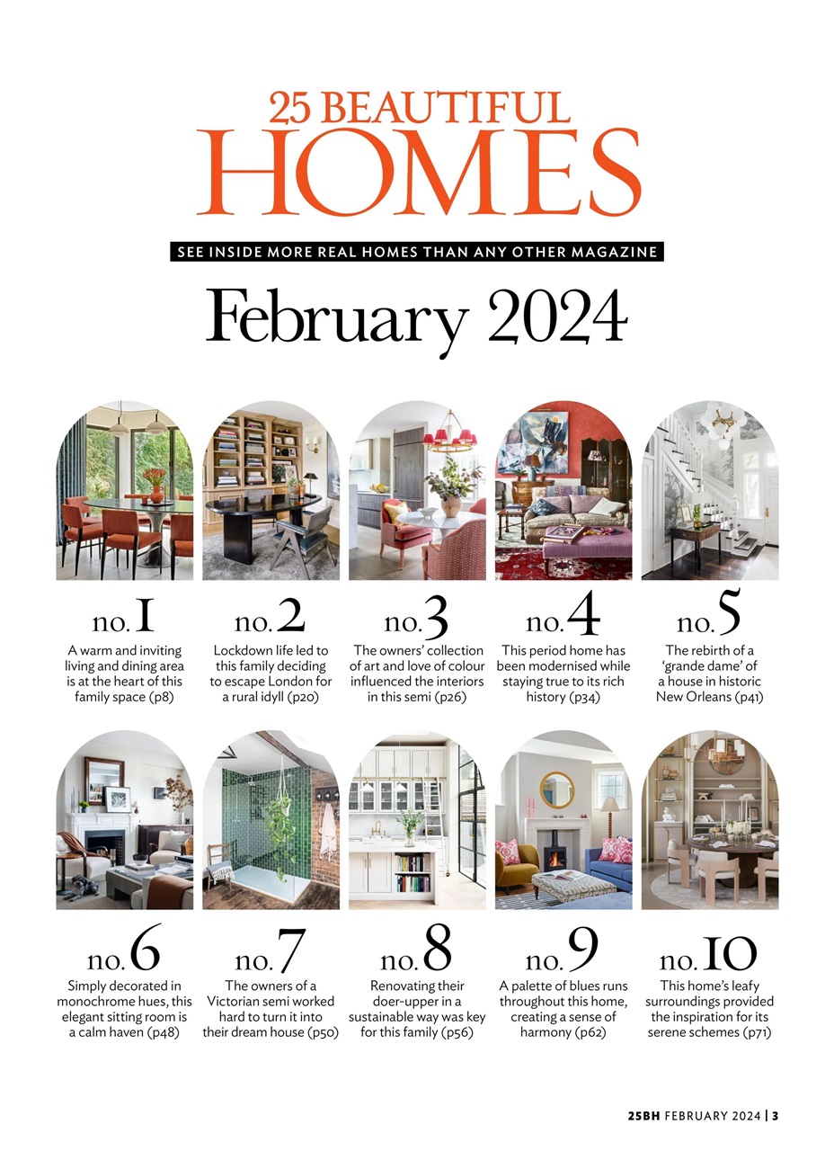 25 Beautiful Homes Magazine February 2024 Subscriptions Pocketmags   0002 